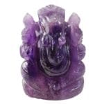 Amethyst Crystal Pocket Ganesha - 1inch (Calming & Stress Reduction)