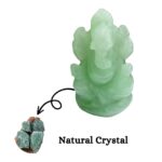 Green Aventurine Crystal Pocket Ganesha - 1inch (Luck & Prosperity)