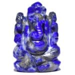 Lapis Lazuli Crystal Pocket Ganesha - 1 inch (Balance & Harmony)