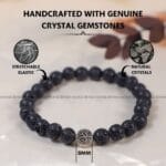 Lava With Tree Charm Bracelet - 8 MM (Meditation & Mindfulness)