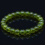 Peridot Crystal Bracelet - 8 MM (Healing & Health)