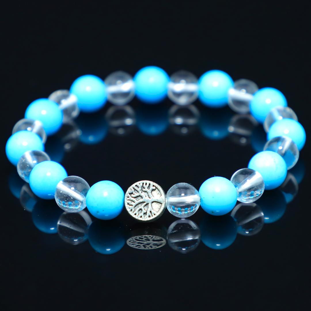 Firoza (Turquoise) Bracelet (Stretchable) (1 Pc) - numeroastro - 3865737