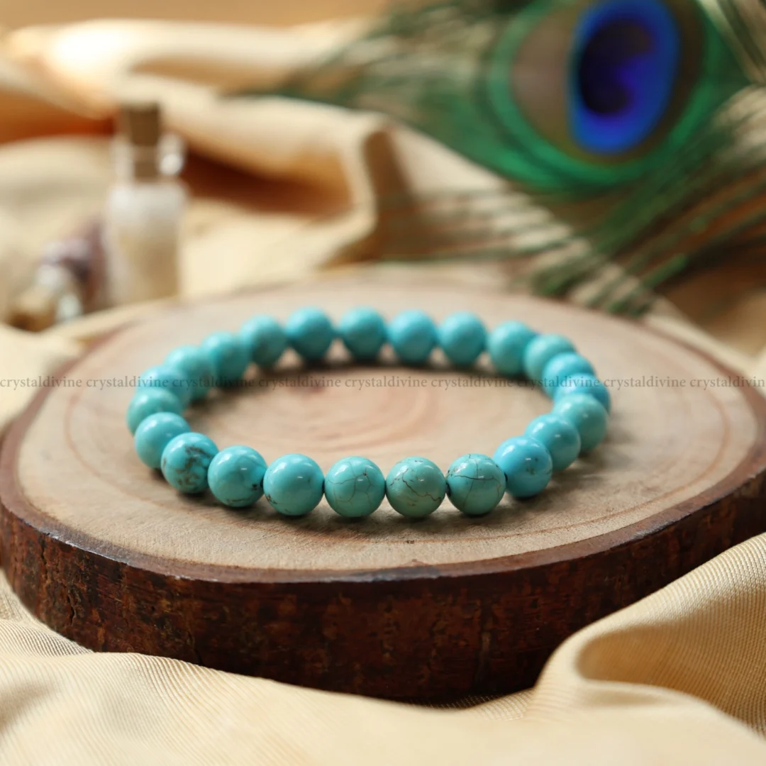 Firoza Crystal Bracelet - 8 MM (Healing & Purification)