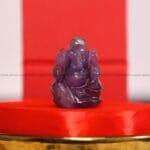 Amethyst Crystal Pocket Ganesha - 1inch (Calming & Stress Reduction)