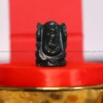 Green Jade Crystal Pocket Ganesha - 1inch (Calming & Balancing)
