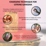 Citrine Crystal Pocket Ganesha - 1 inch (Abundance & Prosperity)