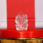 Clear Quartz Crystal Pocket Ganesha - 1 inch (Clarity & Focus)