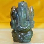 Labradorite Crystal Pocket Ganesha - 1 inch (Creativity & Inspiration)