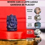 Lapis Lazuli Crystal Pocket Ganesha - 1 inch (Balance & Harmony)