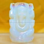 Opalite Crystal Pocket Ganesha - 1inch (Cleansing & Purification)