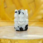 Rainbow Moonstone Crystal Pocket Ganesha - 1inch (Intuition & spiritual connection)
