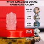 Rose Quartz Crystal Pocket Ganesha - 1 inch (Love & Relationships)