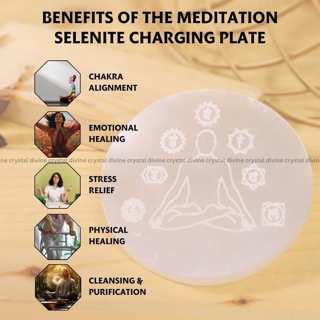 Meditation Selenite Charging Plate