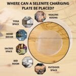 Normal Selenite Charging Plate With Wooden Box (Cleansing Energy & Recharging Crystals)