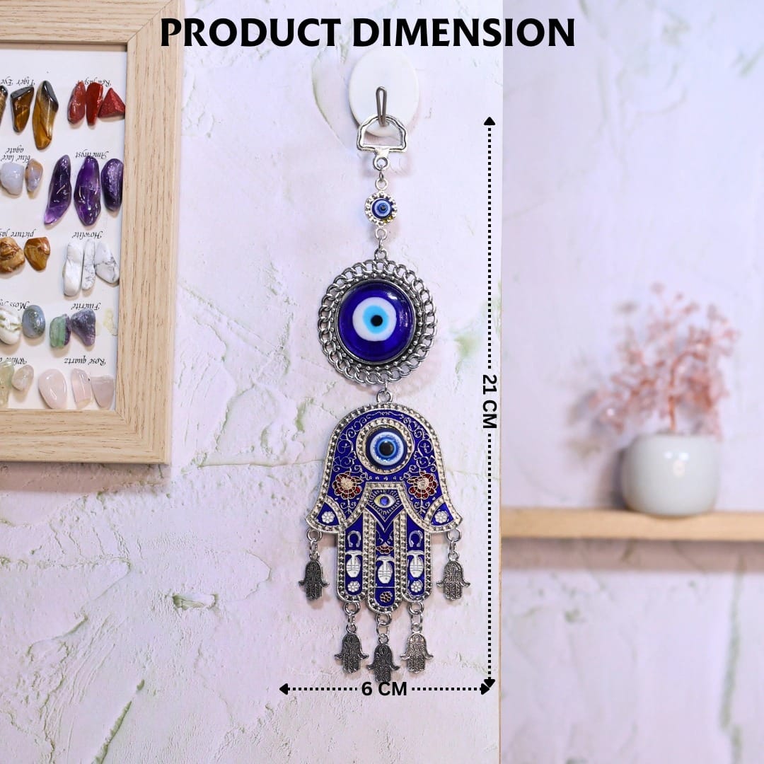 Evil Eye Hamsa Hand Hanger (Grounding & Protection)