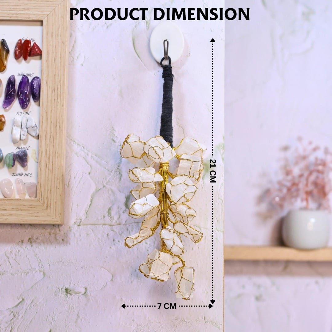 Selenite Door Hanging (Cleansing & purifying)