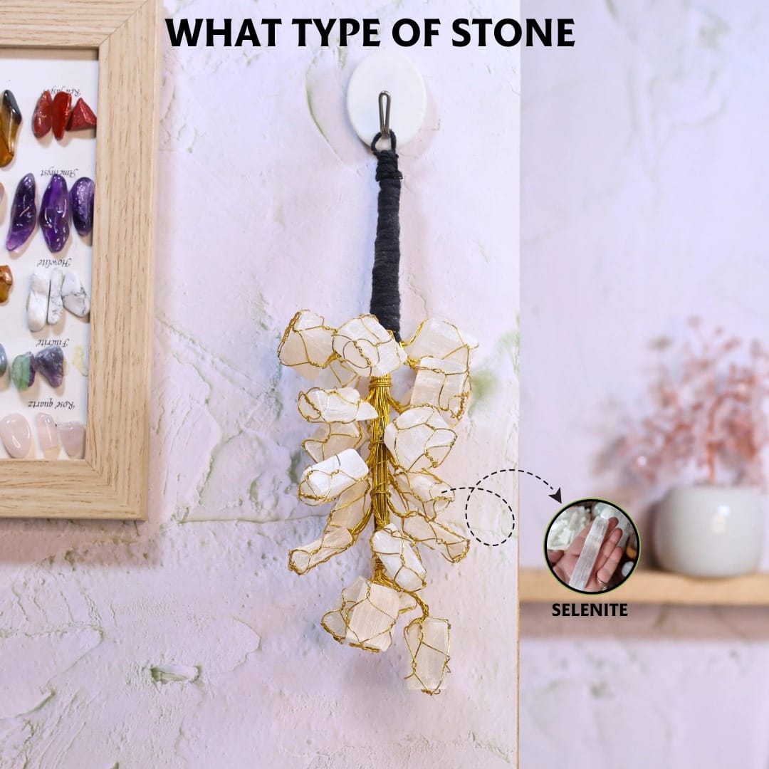 Selenite Door Hanging (Cleansing & purifying)