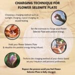 Lotus Flower Selenite Charging Plate With Wooden Box (Cleansing Energy & Recharging Crystals)