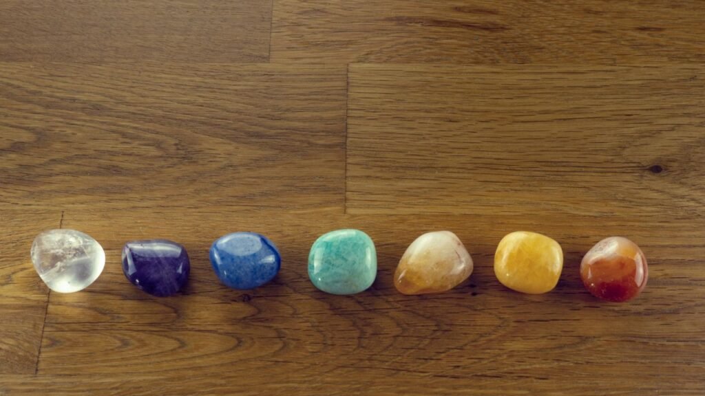 Sevan Chakra Crystal Tree