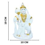 Hanuman God Marble Statue (Strength & Protection)