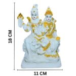 Lord Shiva Family Marble Statue (Family Harmony & Unity)