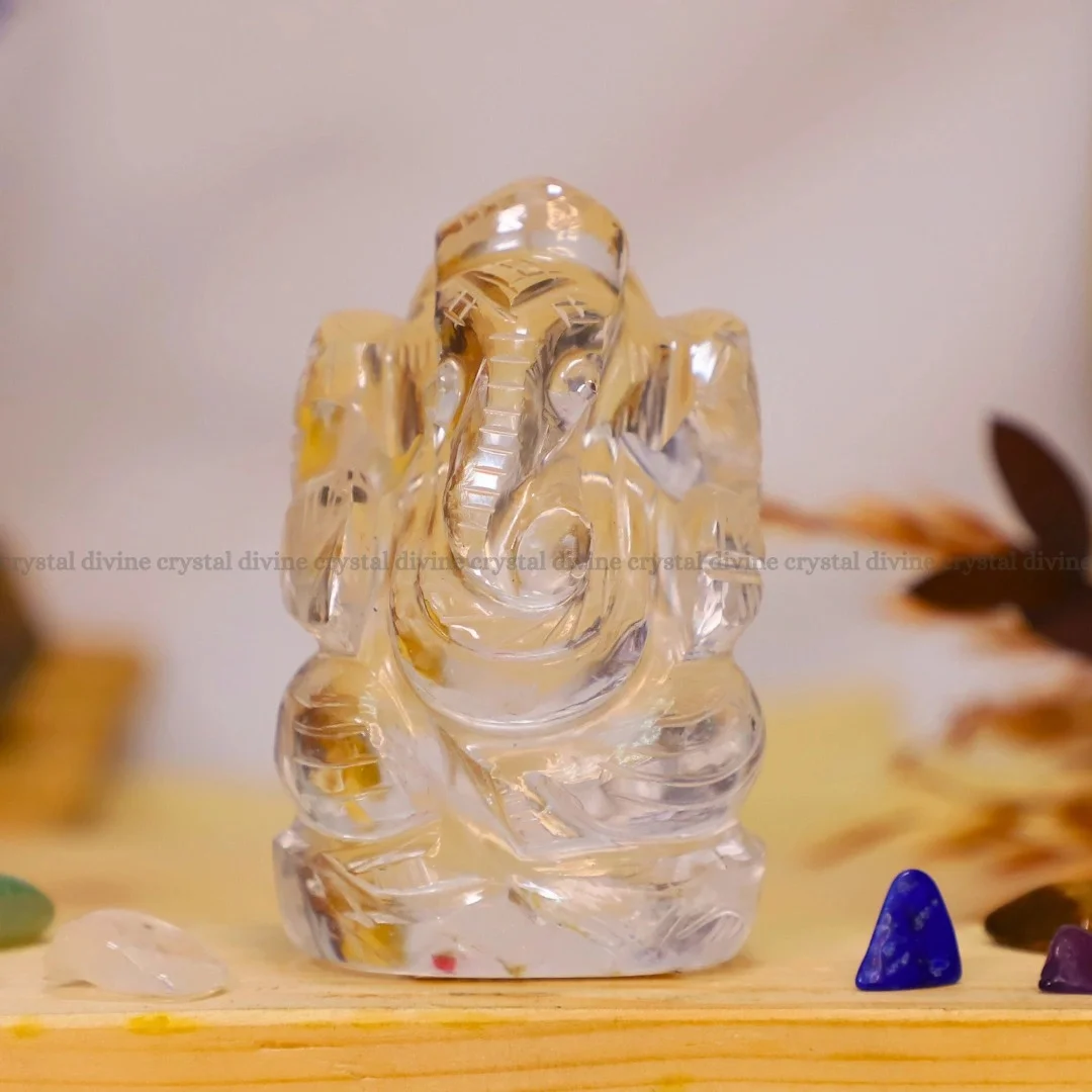 Clear Quartz Ganesha