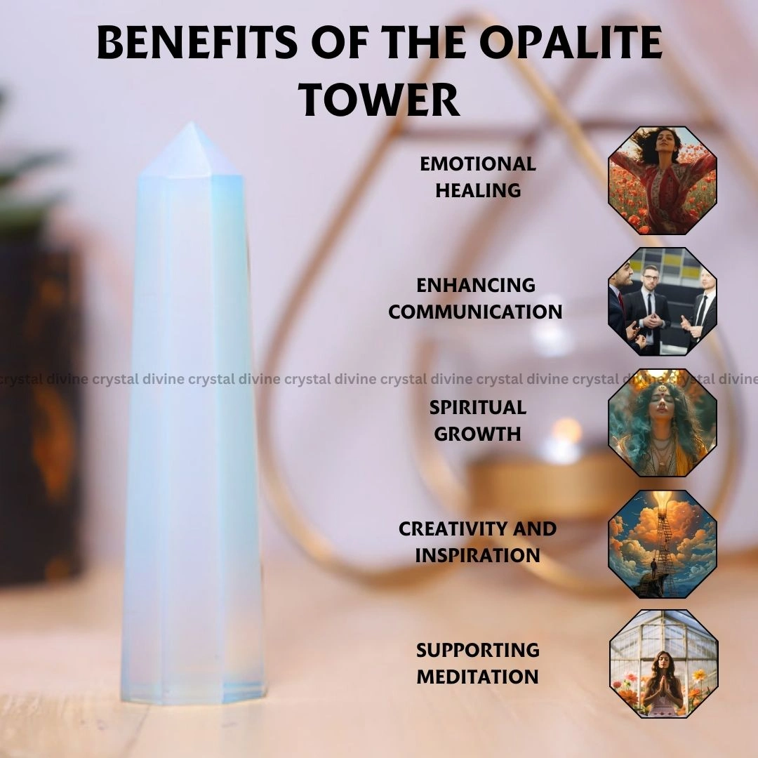 Opalite Crystal Tower