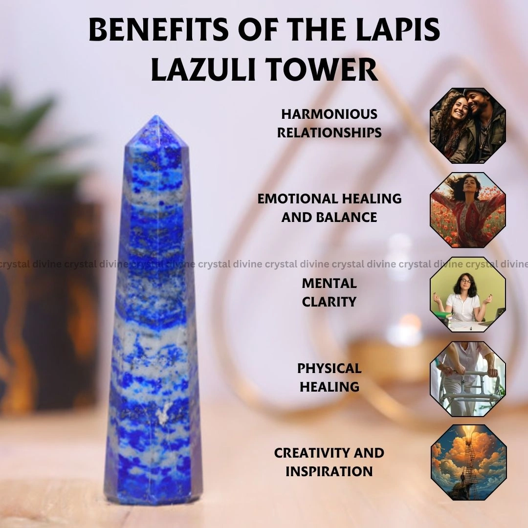 Lapis Lazuli Tower 70 to 100 Gram