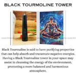 Black Tourmoline Crystal Tower - 70 - 100 grams (Protection)