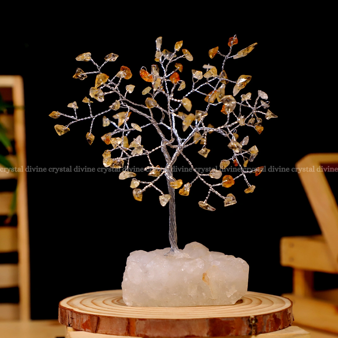 Citrine Crystal Tree 100 Beads (Creativity & Manifestation)