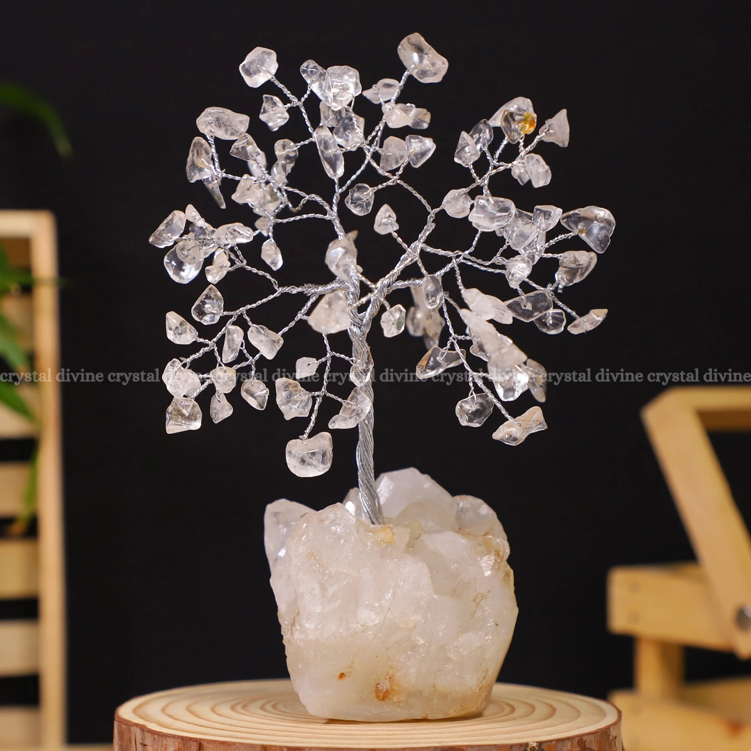 Clear Quartz Crystal Tree 100 Beads (Clarity & Focus)