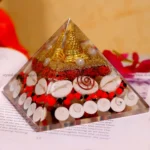 Rudraksha With Gomati Chakra Pyramid (Positive Energy Amplification)