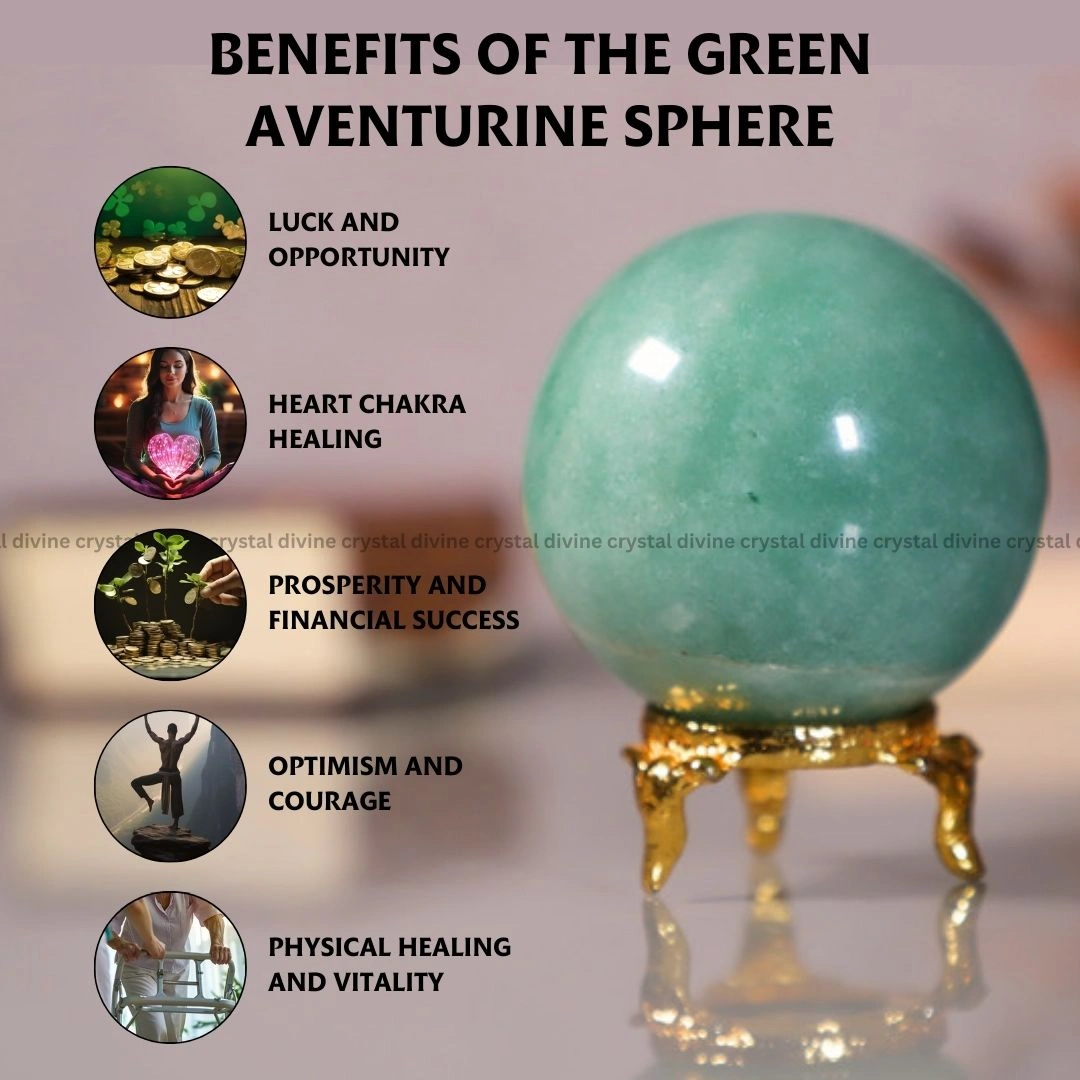 Green Aventurine Crystal Sphere