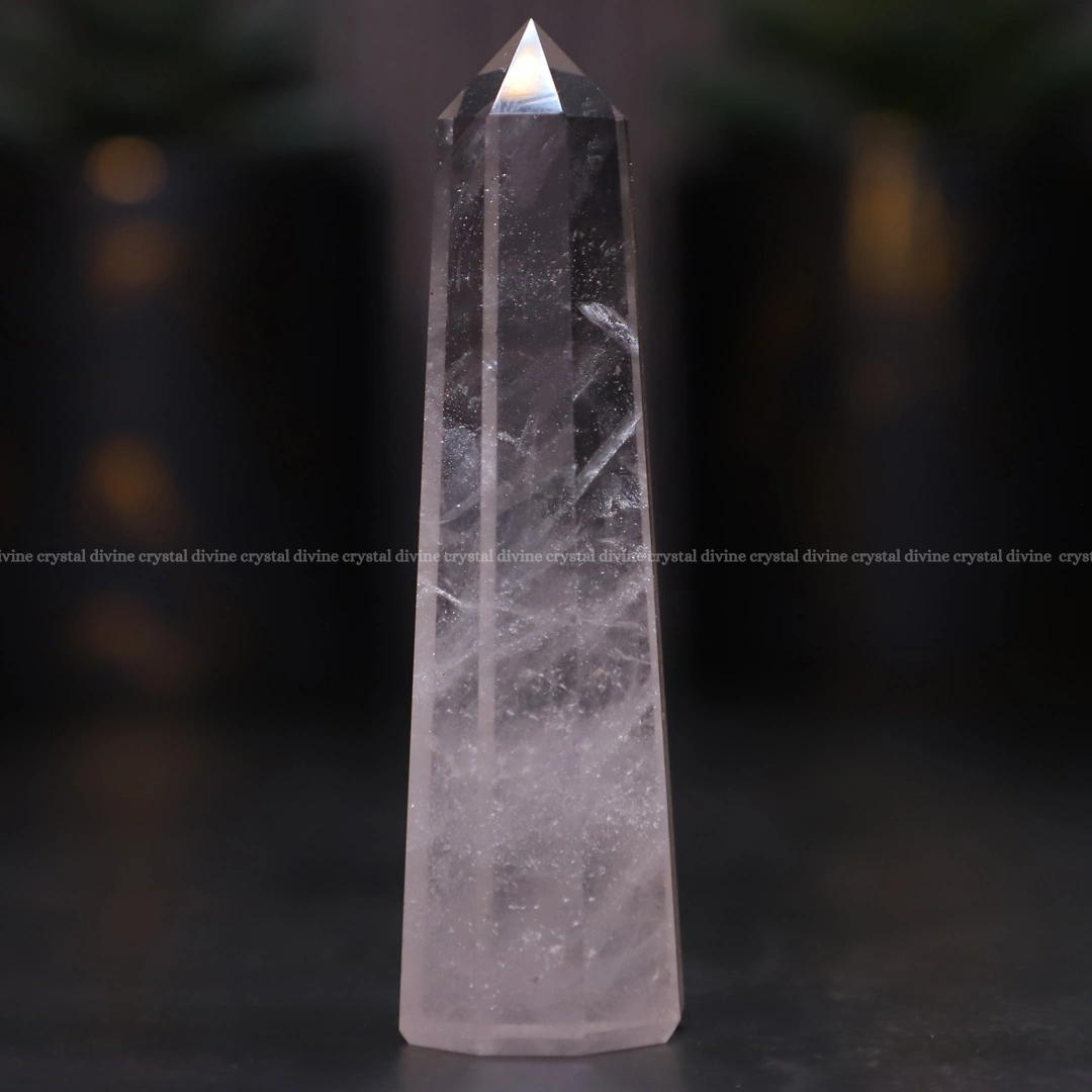 Clear Quartz Crystal Tower - 70 - 100 grams (Amplification of energy)