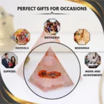 Rose Quartz Orgone Ball Pyramid (Unconditional Love & Compassion)