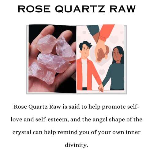 Rose Quartz Raw Crystal 2pcs (Love)