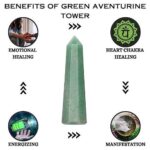 Green Aventurine Crystal Tower - 70 - 100 grams (Creativity)