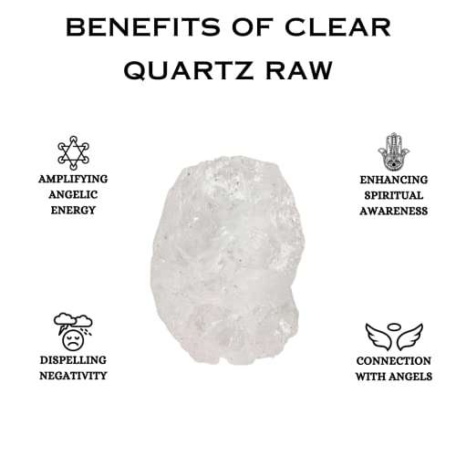 Clear Quartz Raw Crystal 2pcs (Peace)