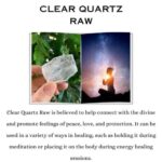 Clear Quartz Raw Crystal 2pcs (Peace)