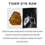 Tiger Eye Raw Crystal 2pcs (Clarity & Focus)