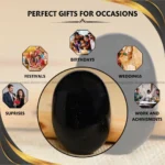 Black Tourmaline Crystal Palm Stone (Physical Healing)