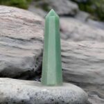 Green Jade Crystal Tower - 70 - 100 grams (Heart Chakra Activation)