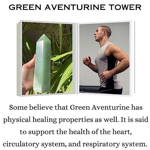 Green Aventurine Crystal Tower - 70 - 100 grams (Creativity)