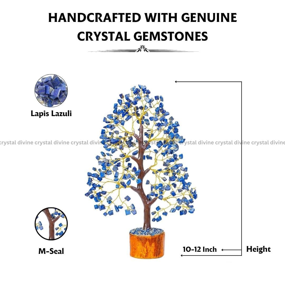 Lapis Lazuli Crystal Tree 300 Beads (Spiritual Growth)