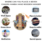Seven Chakra Door Hamsa Hand Hanger (Energy Cleansing)