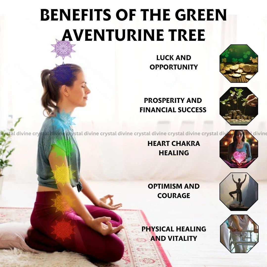 Green Aventurine Crystal Tree 300 Beads (Attracts Prosperity)