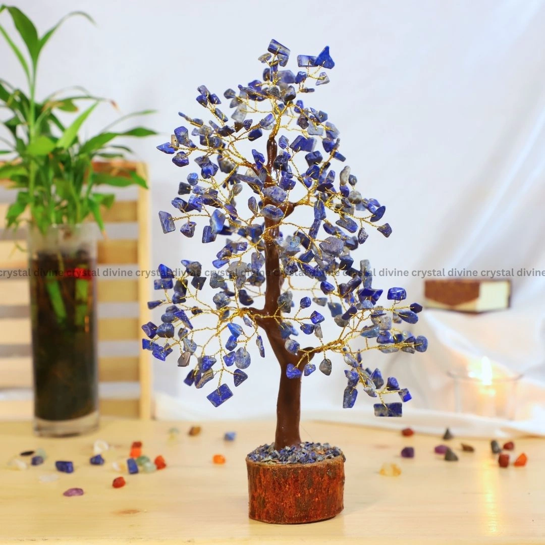 Lapis Lazuli Crystal Tree 300 Beads (Spiritual Growth)