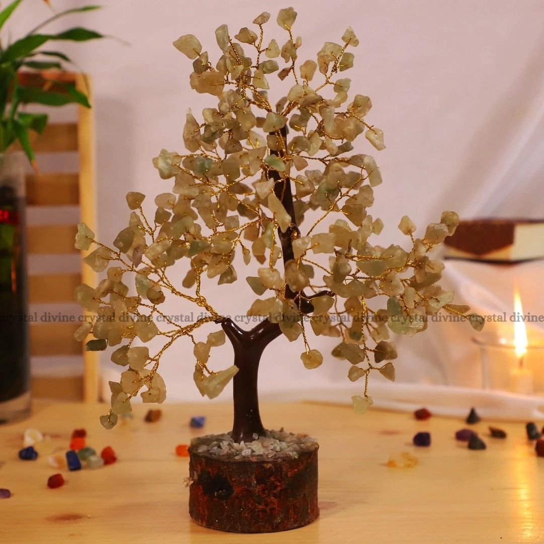 Green Aventurine Crystal Tree 300 Beads (Attracts Prosperity)