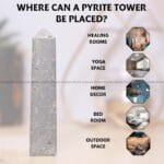 Pyrite Crystal Tower - 70 - 100 grams (Abundance & Prosperity)