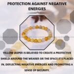 Yellow Jasper Crystal Bracelet - 8MM (Energy Boost)